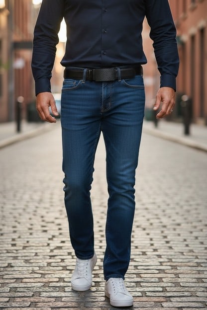 MENS TECH BLACK GREEK KEY LEATHER BELT ADJUSTS OS: *** Please check back often, we add NEW ITEMS daily to our active auctions! *** By bidding on this listing, you understand and agree to be bound by the terms and conditions of DejaVu Auctions. ***