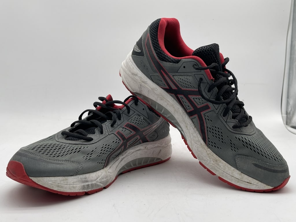 ASICS GEL CONTEND RUNNING SHOES MENS SIZE 13.5 (1 of 17)