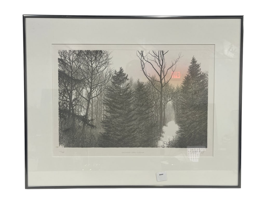GALAMBOS SIGNED LIMITED EDITION ETCHING 24" WIDE (1 of 9)