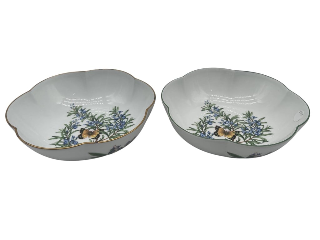ROYAL WORCESTER PAIR PORCELAIN BOWLS 8.5" (1 of 5)