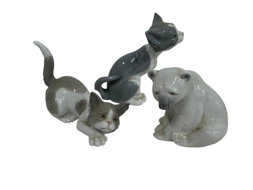 LLADRO PORCELAIN ANIMAL FIGURINES LOT (1 of 6)