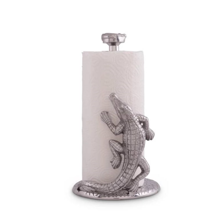 ARTHUR COURT ALLIGATOR PAPER TOWEL HOLDER (1 of 5)