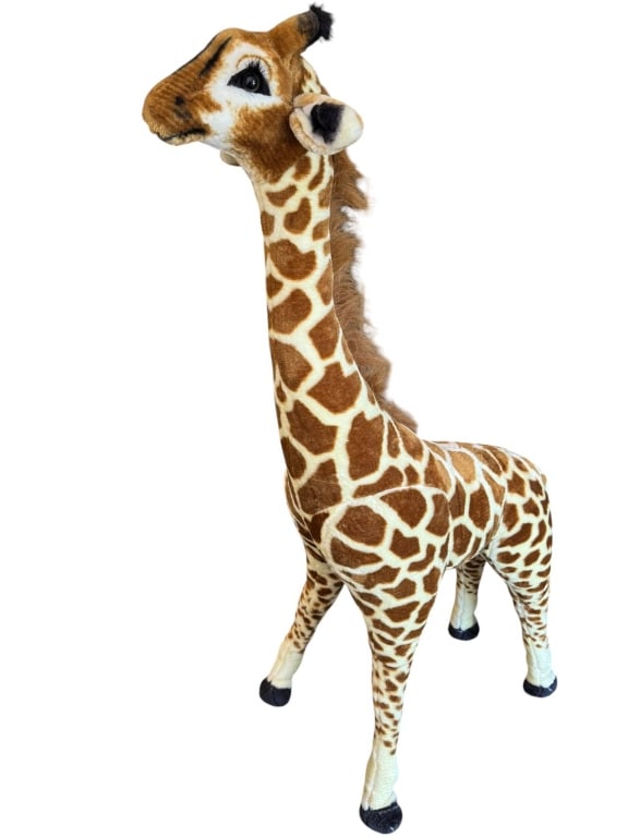 LARGE PLUSH STUFFED GIRAFFE TOY (1 of 4)