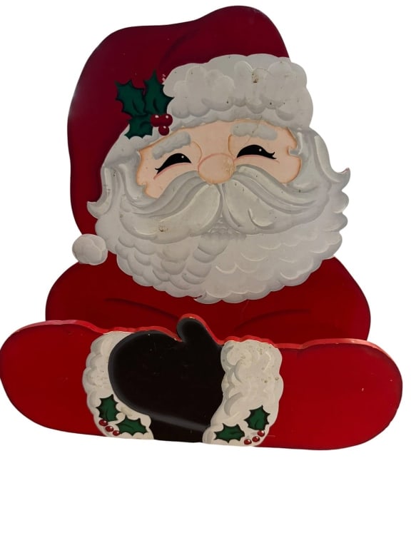 WOODEN SANTA CLAUS HOLIDAY DECOR (1 of 3)