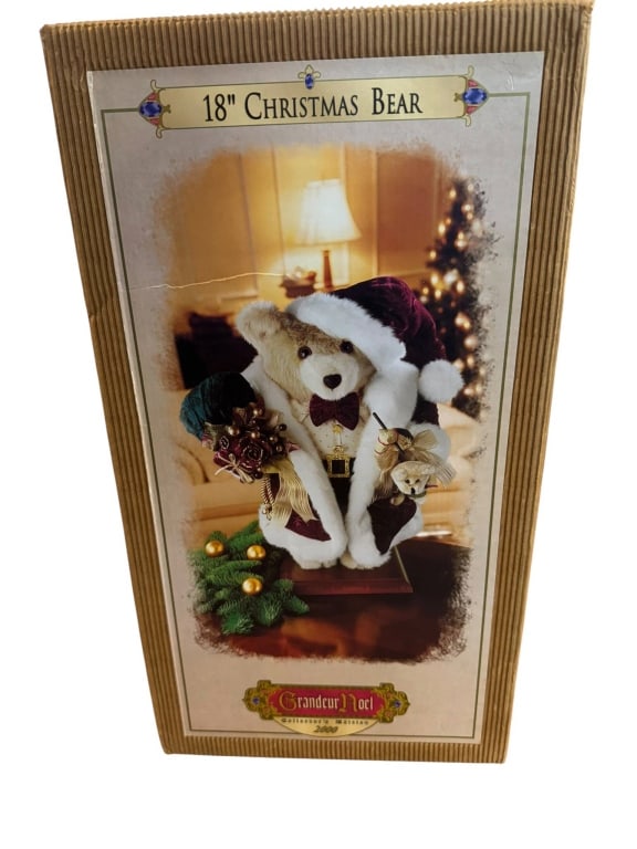 18 INCH CHRISTMAS BEAR GRANDEUR NOEL SET (1 of 2)