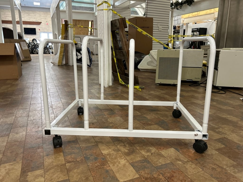SLATTED DOLLY STACK WHEELED MOVER: Located in Delray- By Appointment Pickup May 16th 12-5- NOT at DeJaVu Showroom!! ** THIS LOT IS OFFSITE PICK UP - THESE ITEMS WILL BE FOR PICK UP IN DELRAY BEACH, FLORIDA ONLY ON DESIGNATED DAYS, PLEA