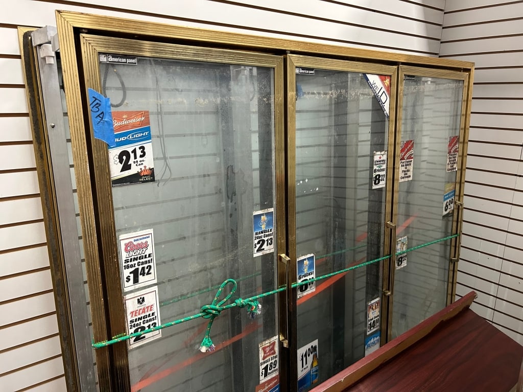 2 SETS OF 3 DOOR COOLER FRONTS: Located in Delray- By Appointment Pickup May 16th 12-5- NOT at DeJaVu Showroom!! ** THIS LOT IS OFFSITE PICK UP - THESE ITEMS WILL BE FOR PICK UP IN DELRAY BEACH, FLORIDA ONLY ON DESIGNATED DAYS,