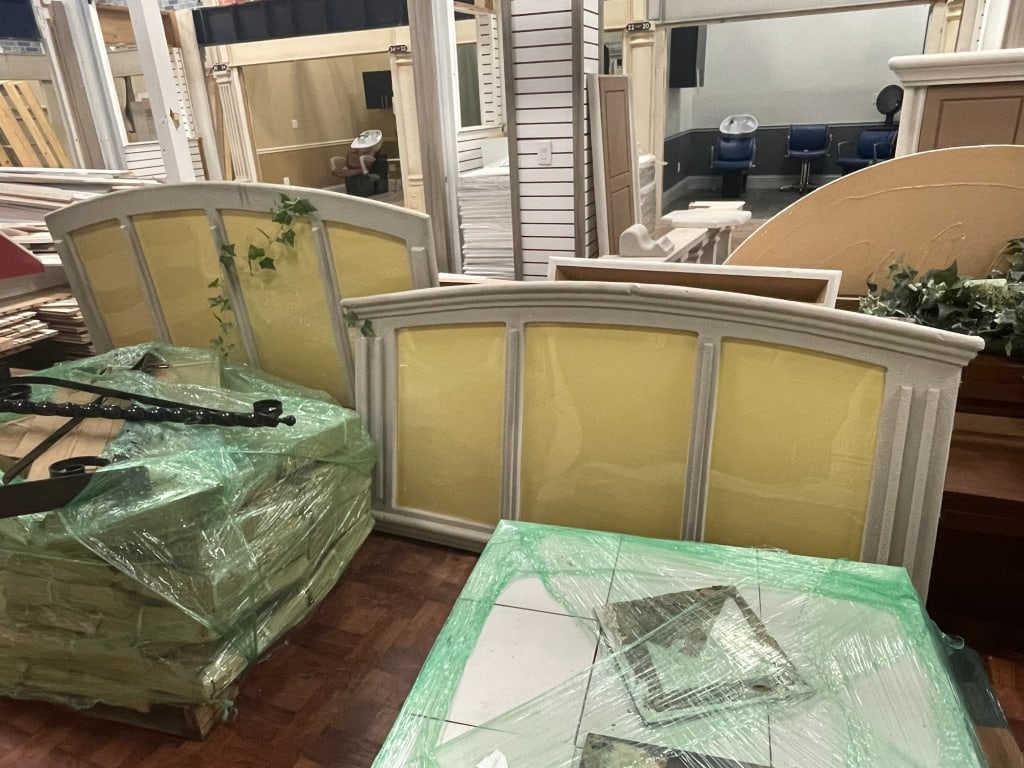 TWO LARGE FACADE WINDOWS - 2