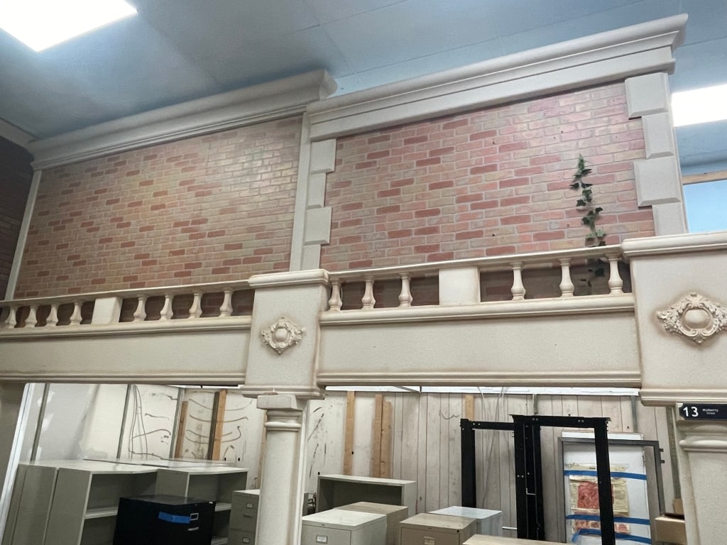 RED BRICK FACADE AND COLUMN (1 of 2)
