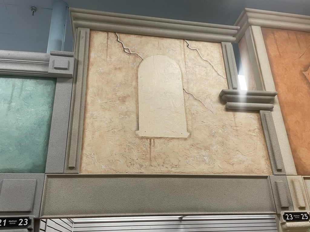 CREAM BUILDING FACADE INSIDE NYC STREETSCAPE NEEDS: Needs a window on this one, see our lots of windows and spare parts! You could build your own city! Includes one base column 21 23 MADISON. FACADES are sold as shown in pictures, for visualization