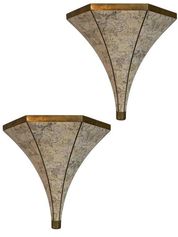 MAITLAND SMITH ART DECO STYLE WALL SCONCES (1 of 2)