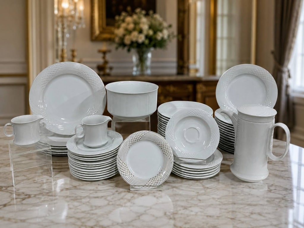 HUTSCHENREUTHER GERMANY SCALA PORCELAIN DINNER SET (1 of 17)
