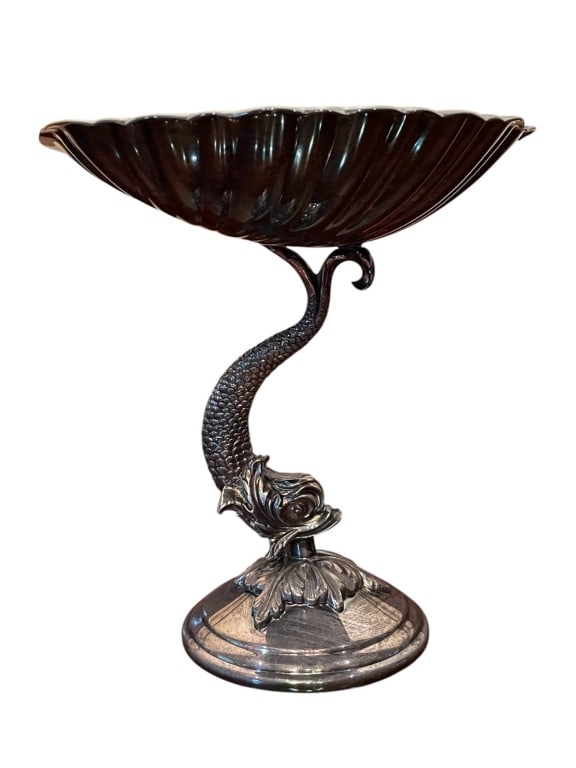 REED & BARTON SHELL FORM CENTERPIECE BOWL 9" (1 of 6)
