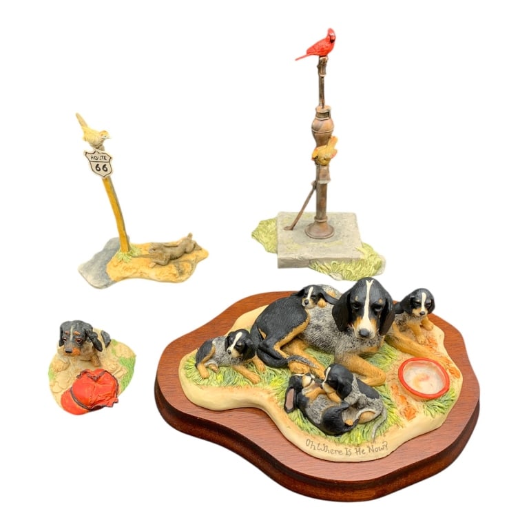 MIXED LOT OF SMALL FIGURINES SCHMID BORDER (1 of 4)