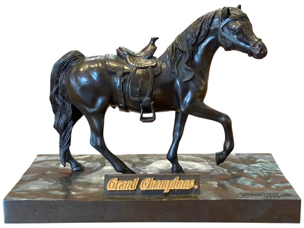 GRAND CHAMPIONS HORSE BRONZE STATUE AWARD 10" (1 of 5)