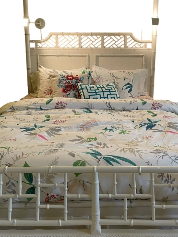 QUEEN BAMBOO STYLE BED (1 of 5)