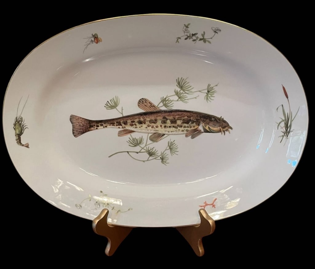 RICHARD GINORI ITALY FISH PLATTER 17 INCH (1 of 7)