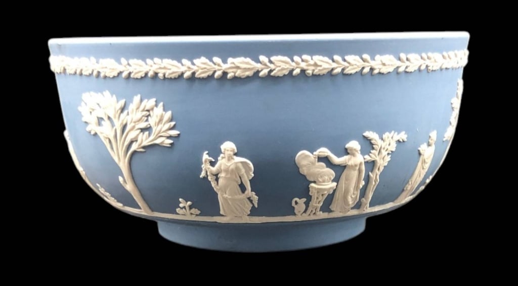 WEDGWOOD JASPERWARE BOWL MADE IN ENGLAND 8" (1 of 6)