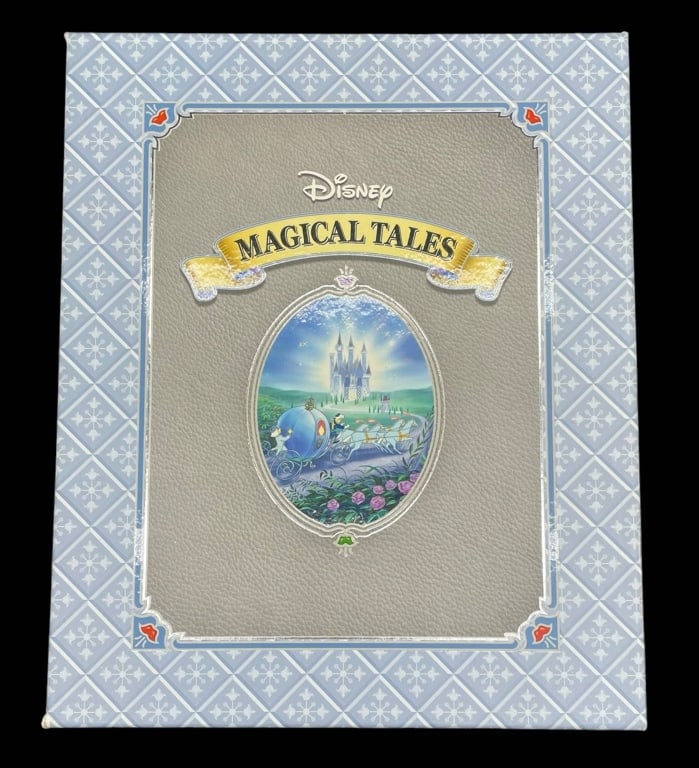 DISNEY MAGICAL TALES TWO BOOK SET 12": Disney Magical Tales box set containing two books: "Charming Tales" and "Enchanted Stories." Published by Innovage in 2003. Features classic Disney stories including Cinderella, Hercules, The Little M