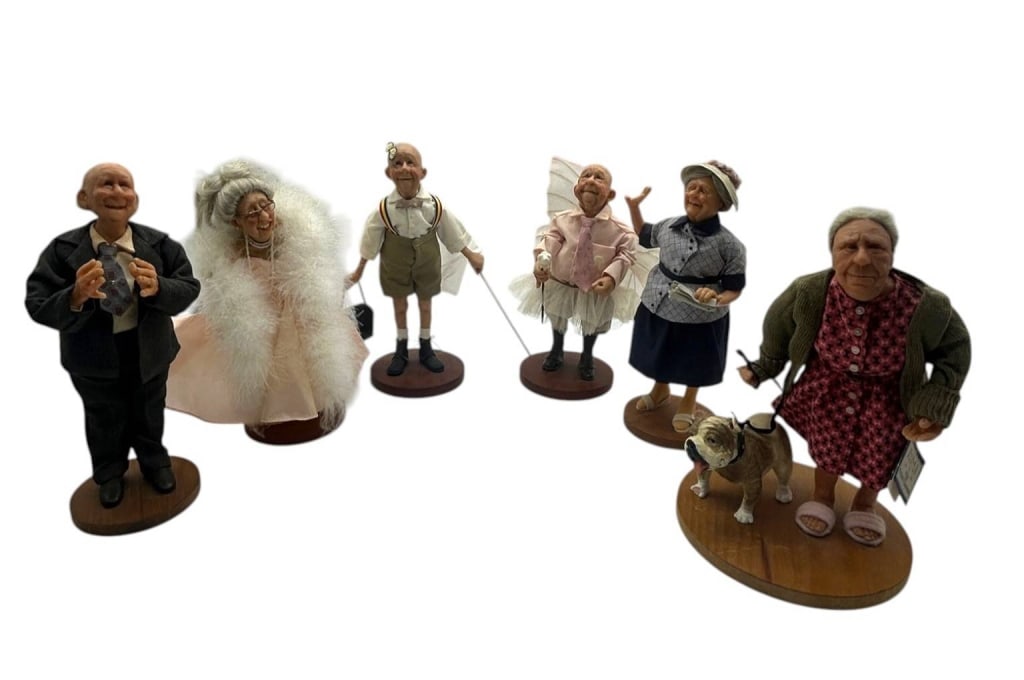 6 RICHARD SIMONS MY FAMILY FIGURE LOT (1 of 6)