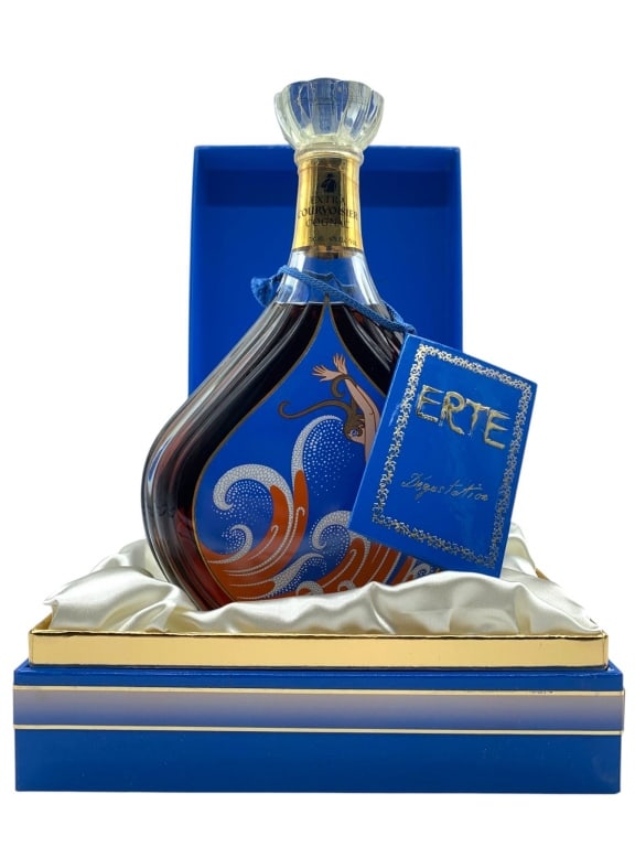 COURVOISIER Erte LIMITED EDITION #5 COGNAC 11.5" (1 of 9)