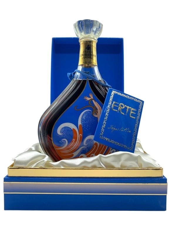 COURVOISIER Erte LIMITED EDITION #5 COGNAC 11.5" (1 of 9)