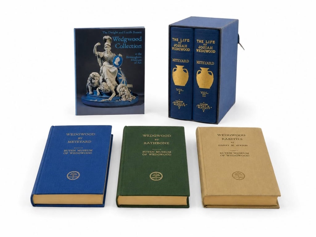 VARIOUS WEDGWOOD BOOK COLLECTION SIX VOLUMES 12" (1 of 9)