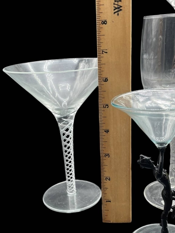 CONTEMPORARY CRYSTAL STEMWARE 7 PC - 5