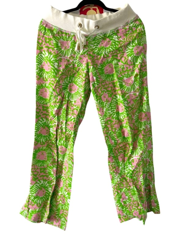 LILLY PULITZER SUNNY SIDE PRINT LOUNGE PANTS SMALL (1 of 4)