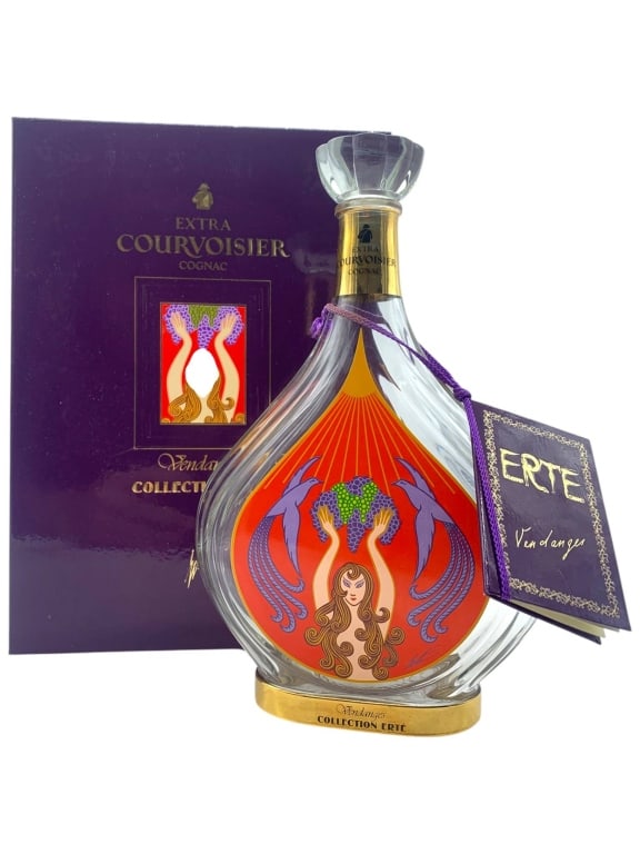 COURVOISIER Erte LMTD EDITION EMPTY BOTTLE 11.5" (1 of 7)