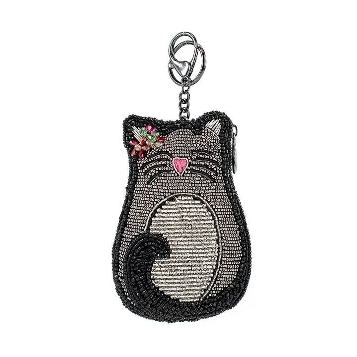 NEW MARY FRANCES POUNCE COIN PURSE KEY FOB (1 of 3)