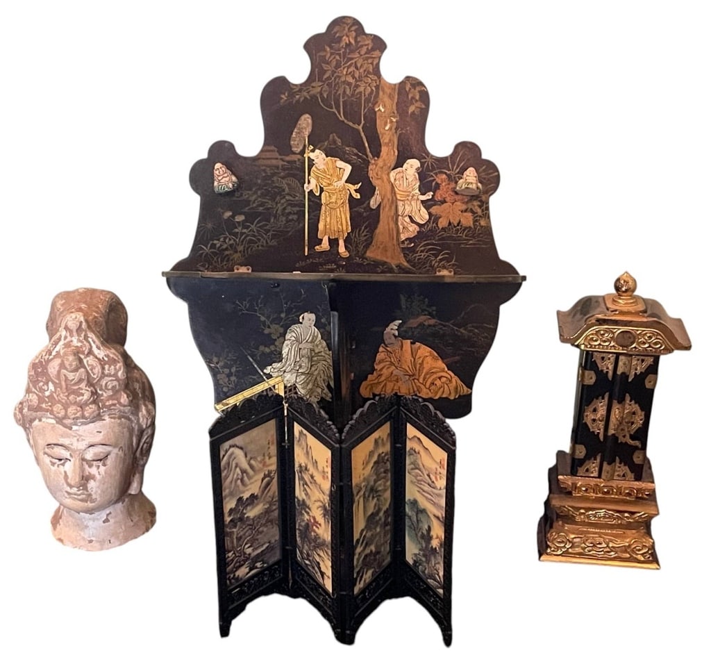 CHINESE STYLE DECORATIVE LOT 4 PC (1 of 20)