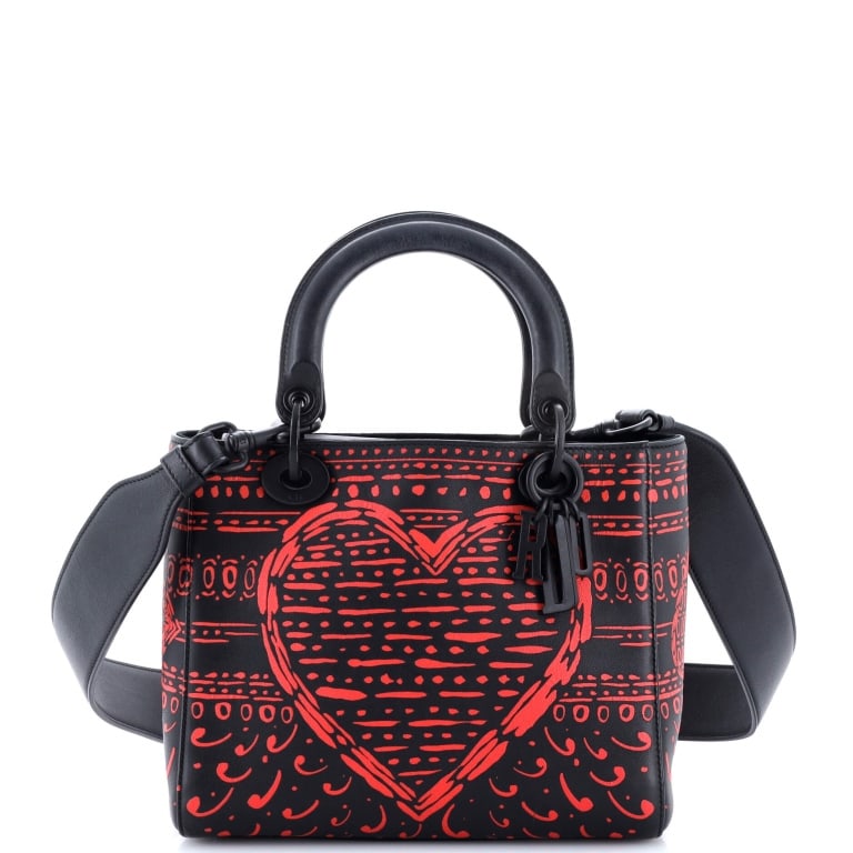 DIOR LTD. ED. PLAYING CARDS PAINTED CALFSKIN BAG (1 of 6)