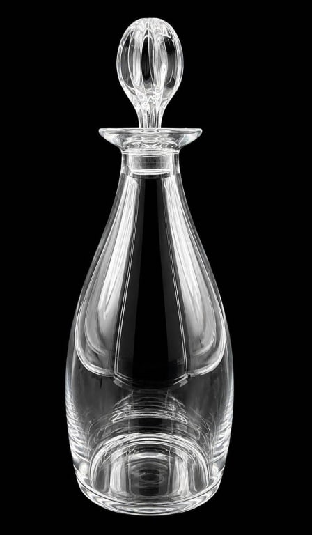 LALIQUE FREJUS CRYSTAL DECANTER 11 INCHES (1 of 8)