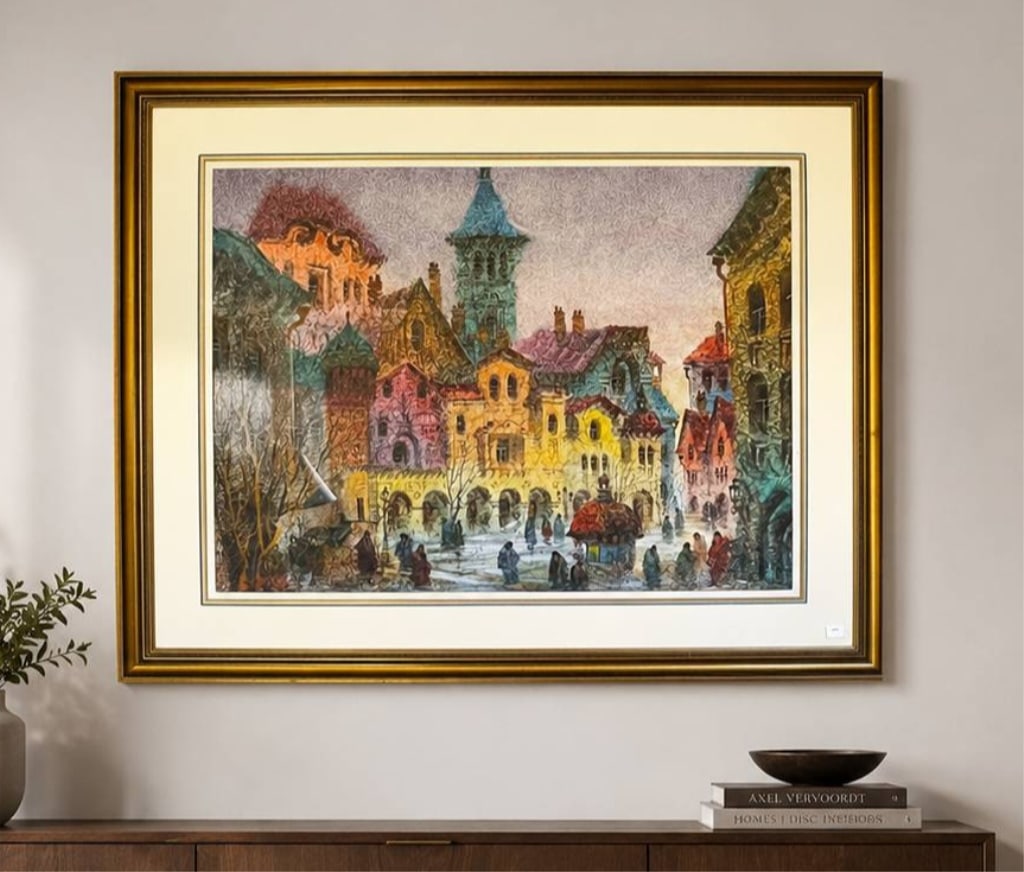 ANATOLE KRASNYANSKY SERIOLITHOGRAPH ON PAPER 50" (1 of 12)