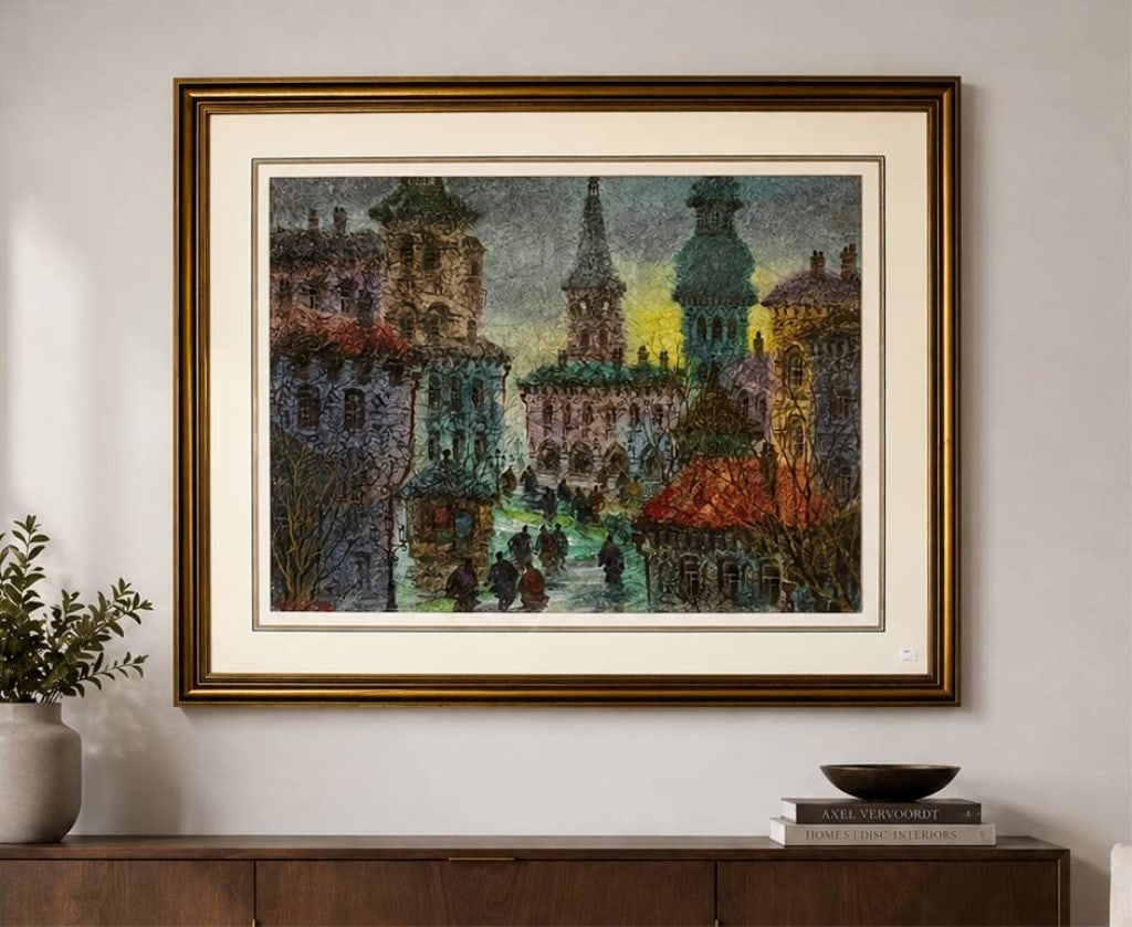 ANATOLE KRASNYANSKY SERIOLITHOGRAPH ON PAPER 50" (1 of 11)