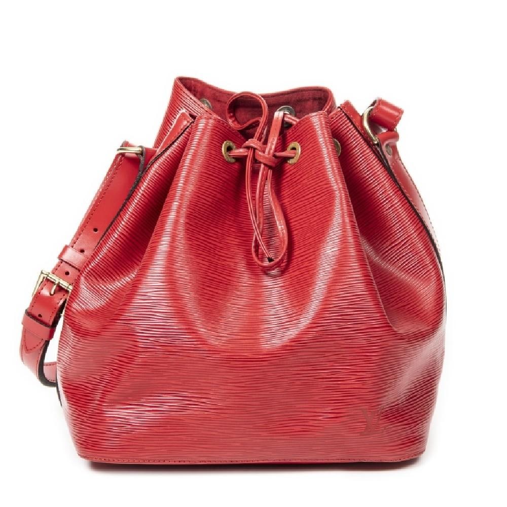 LOUIS VUITTON NOE PM RED EPI BAG (1 of 9)