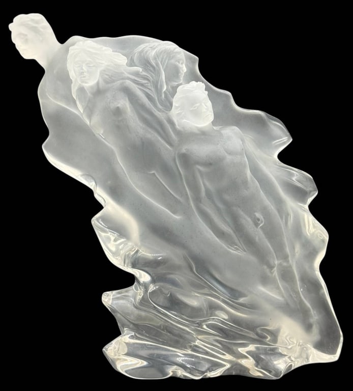 FREDERICK HART "PASSAGES" L/E LUCITE SCULPTURE 17" (1 of 11)