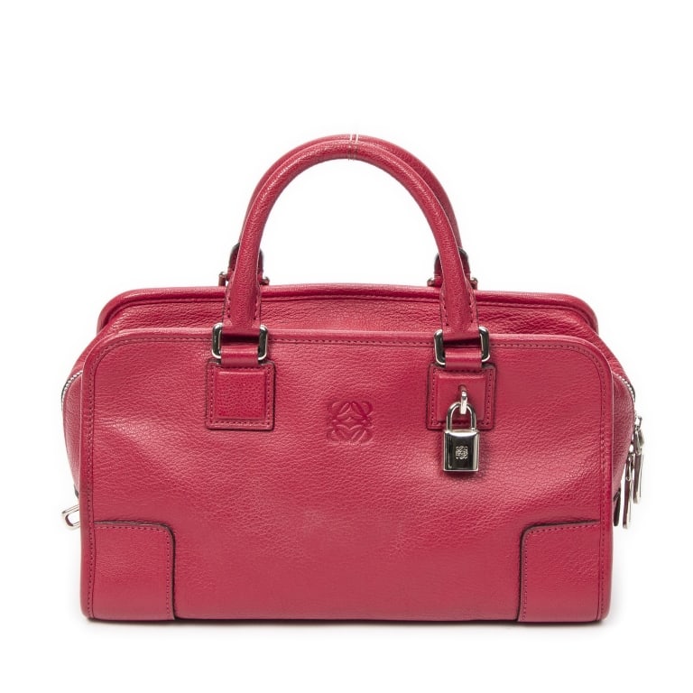 LOEWE AMAZONA 28 GRAINED LEATHER HANDBAG (1 of 11)