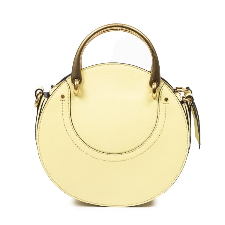 CHLOE PIXIE SMALL YELLOW SUEDE BAG - 5