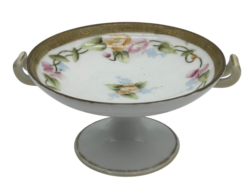 ANTIQUE NIPON JAPAN PORCELAIN GOLD GILT BOWL 5" (1 of 11)