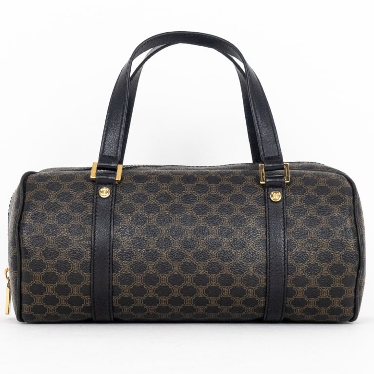 CELINE VINTAGE MINI BOSTON MACADAM BAG (1 of 11)