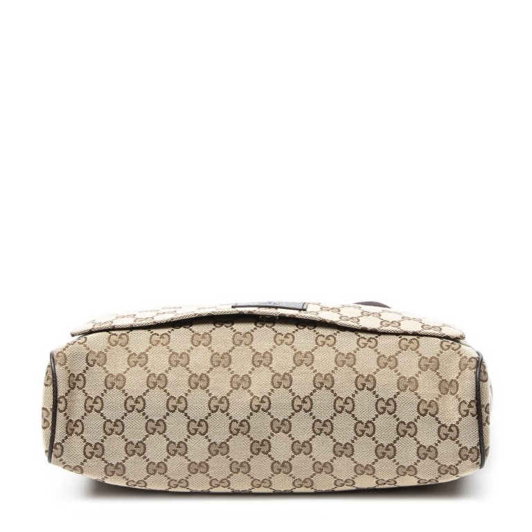 GUCCI MONOGRAM FLAP MESSENGER BAG - 6