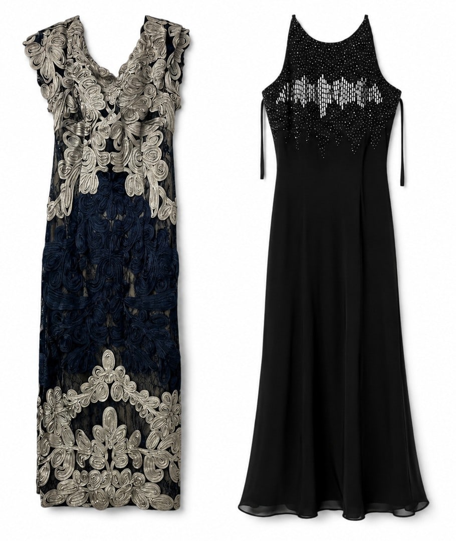 NEW WITH TAGS DESIGNER EVENING GOWN PAIR SIZE 6/8 (1 of 9)