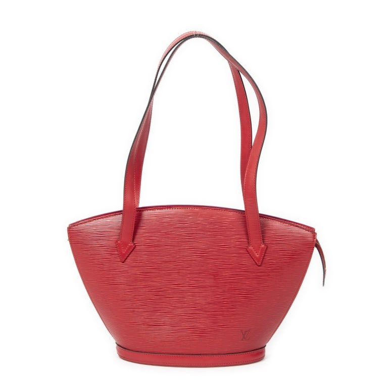 LOUIS VUITTON ST-JACQUES PM RED EPI BAG (1 of 10)