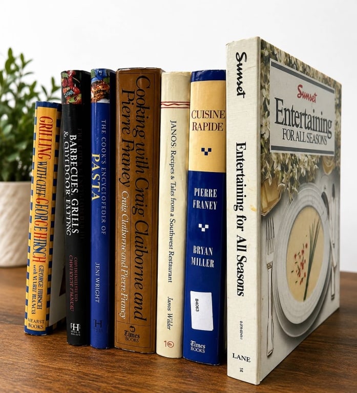 7 ASSORTED COOKBOOKS 12" - 2