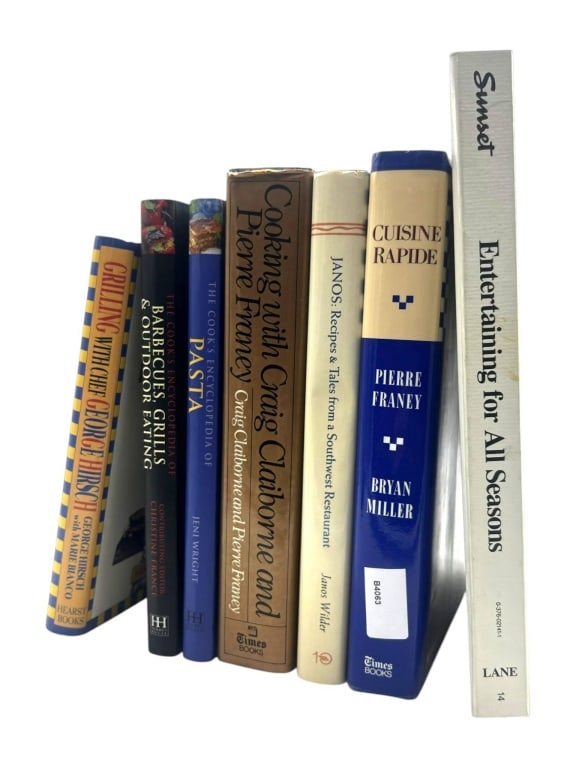 7 ASSORTED COOKBOOKS 12" - 6