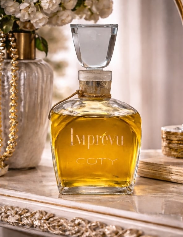 IMPREVU COTY FACTICE PERFUME DISPLAY BOTTLE 9.5": IMPREVU COTY FACTICE PERFUME DISPLAY BOTTLE 9.5"By bidding on this listing, you understand and agree to be bound by the terms and conditions of DejaVu Auctions.*For ALTERNATE shipping quote or LOCAL P