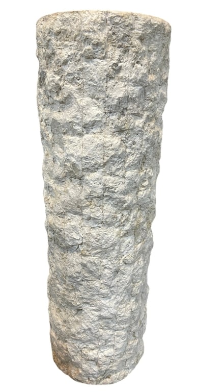 LARGE FAUX STONE PEDESTAL COLUMN 42" (1 of 6)