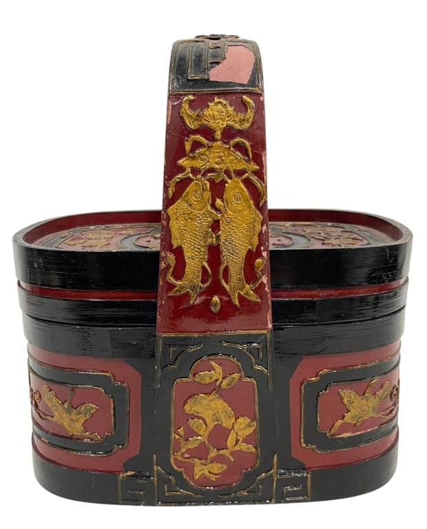 MAITLAND-SMITH CHINOISERIE DECORATIVE CACHEPOT (1 of 12)